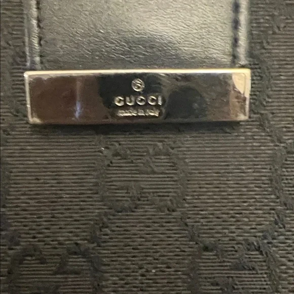 Gucci GG Canvas Long Wallet - Black - Picture 3 of 15
